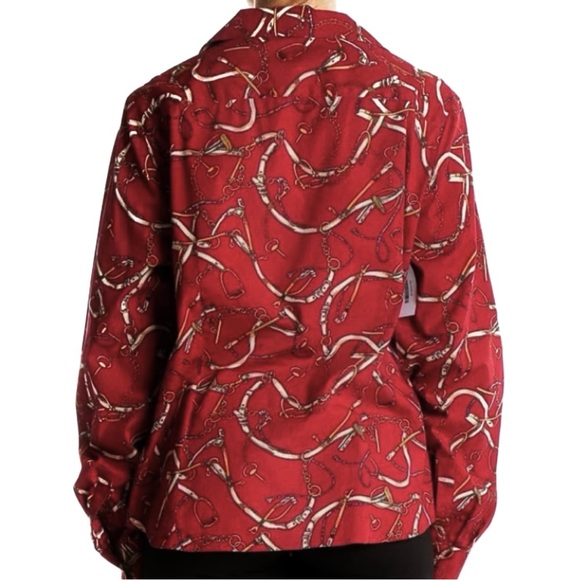 talbots equestrian button down - Picture 4 of 7